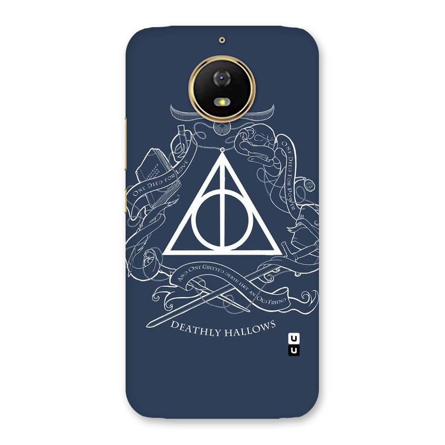 Triangle Blue Back Case for Moto G5s