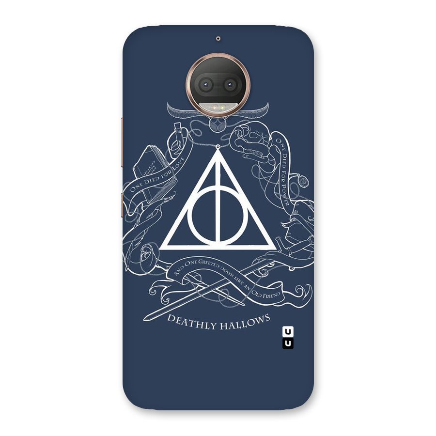 Triangle Blue Back Case for Moto G5s Plus