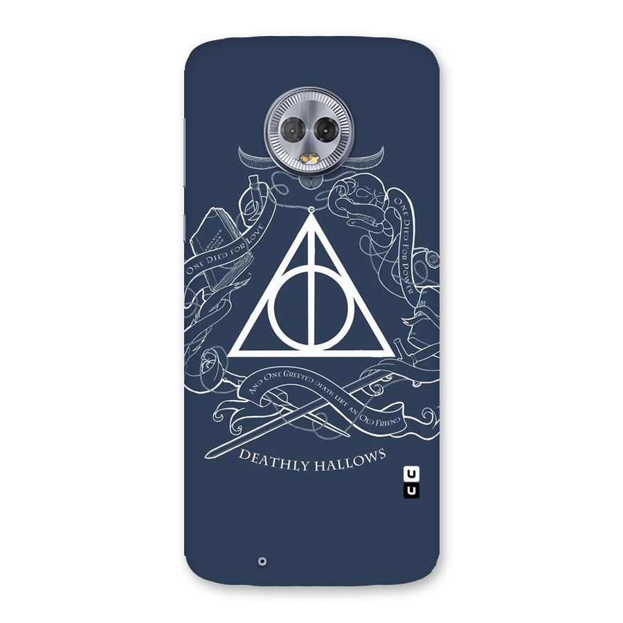 Triangle Blue Back Case for Moto G6