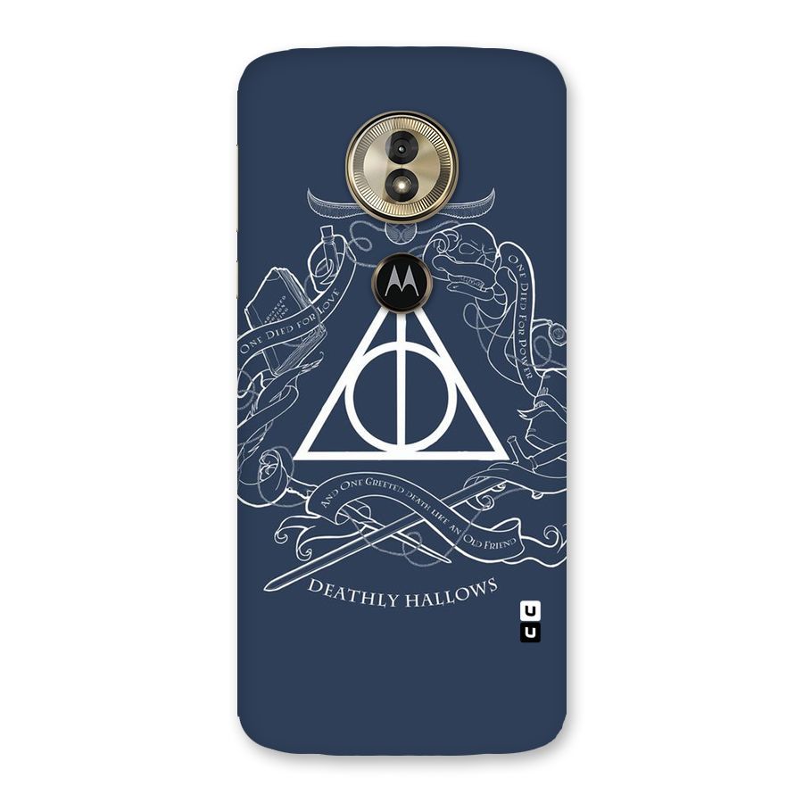 Triangle Blue Back Case for Moto G6 Play
