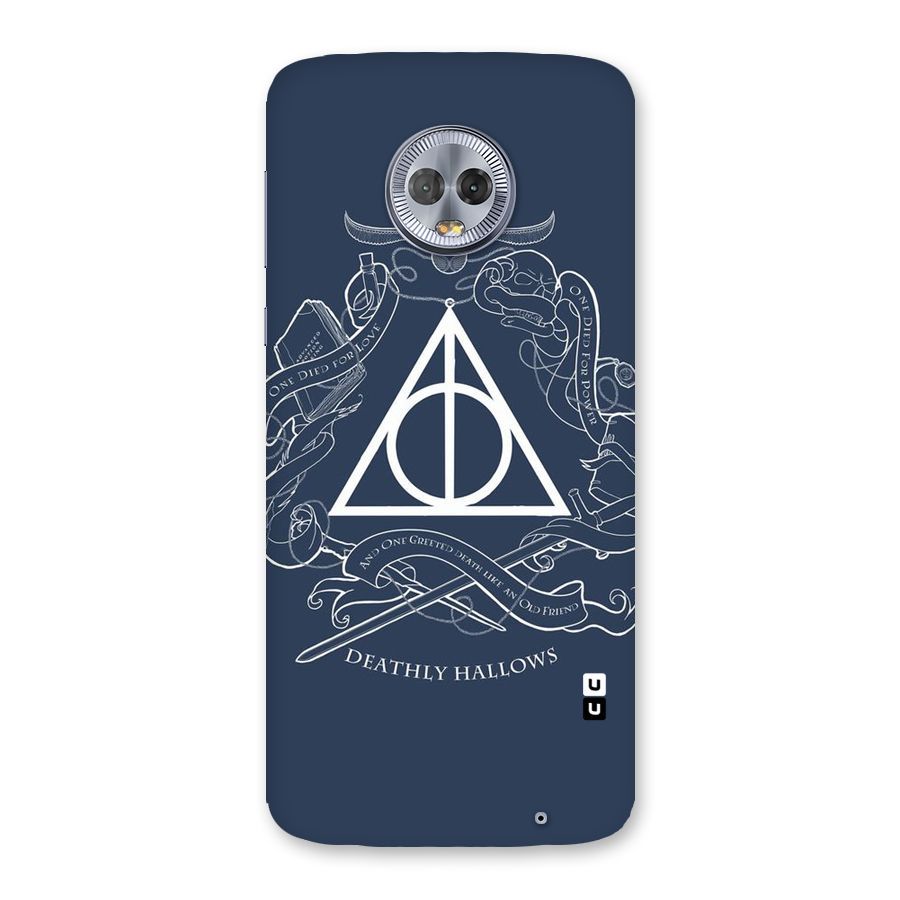 Triangle Blue Back Case for Moto G6 Plus