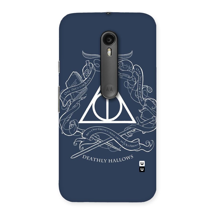 Triangle Blue Back Case for Moto G Turbo