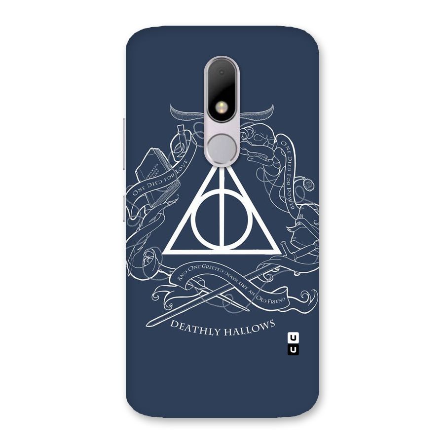 Triangle Blue Back Case for Moto M