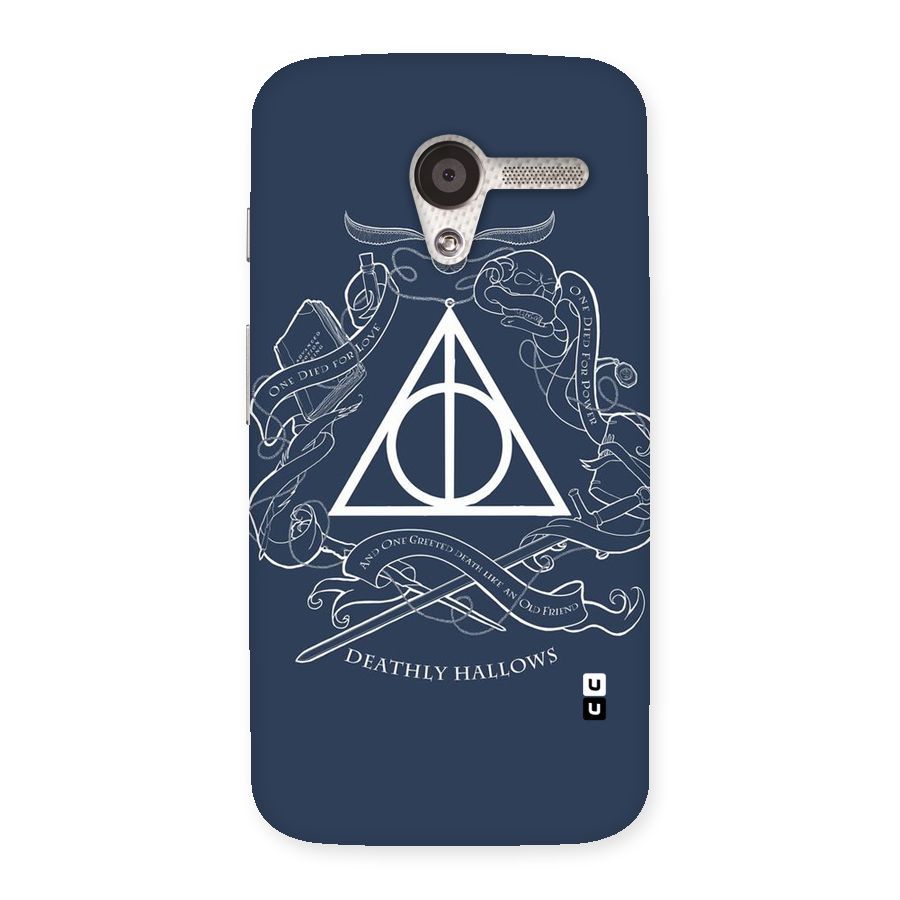 Triangle Blue Back Case for Moto X