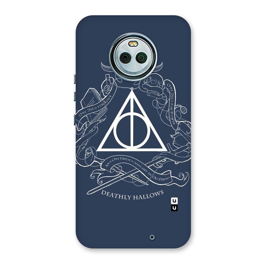 Triangle Blue Back Case for Moto X4