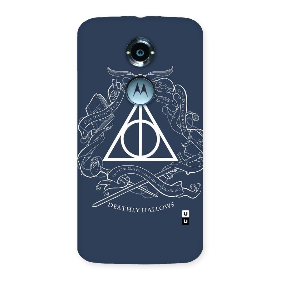 Triangle Blue Back Case for Moto X 2nd Gen