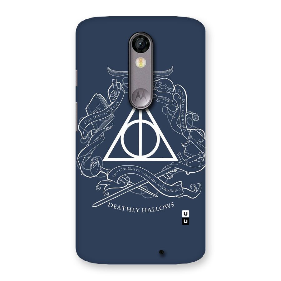 Triangle Blue Back Case for Moto X Force