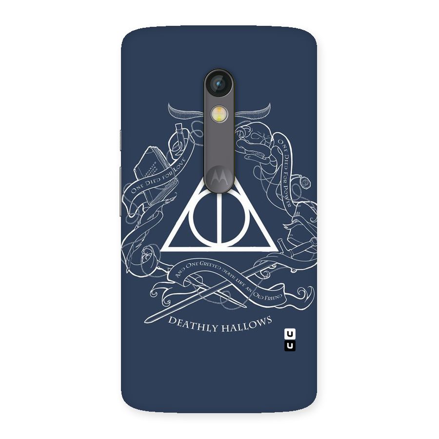 Triangle Blue Back Case for Moto X Play