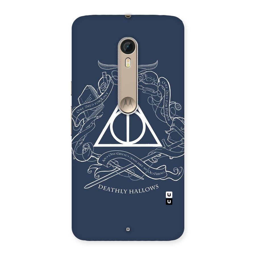 Triangle Blue Back Case for Motorola Moto X Style