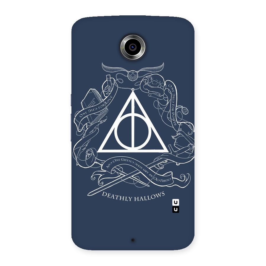 Triangle Blue Back Case for Nexsus 6
