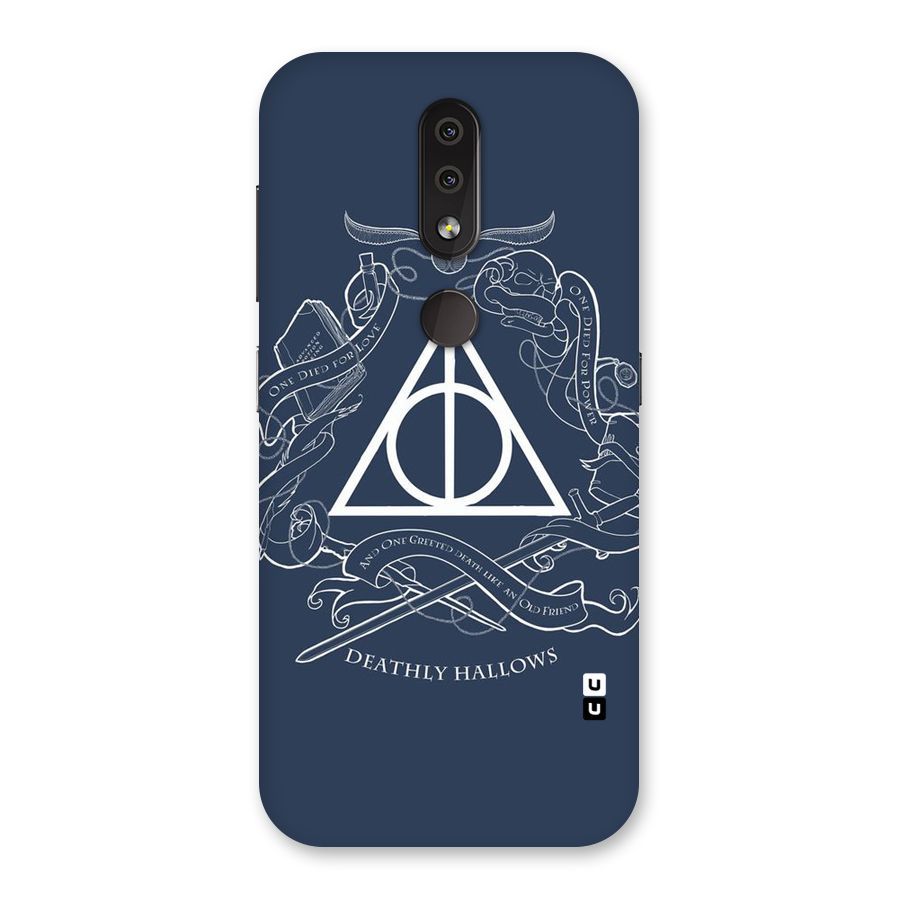 Triangle Blue Back Case for Nokia 4.2
