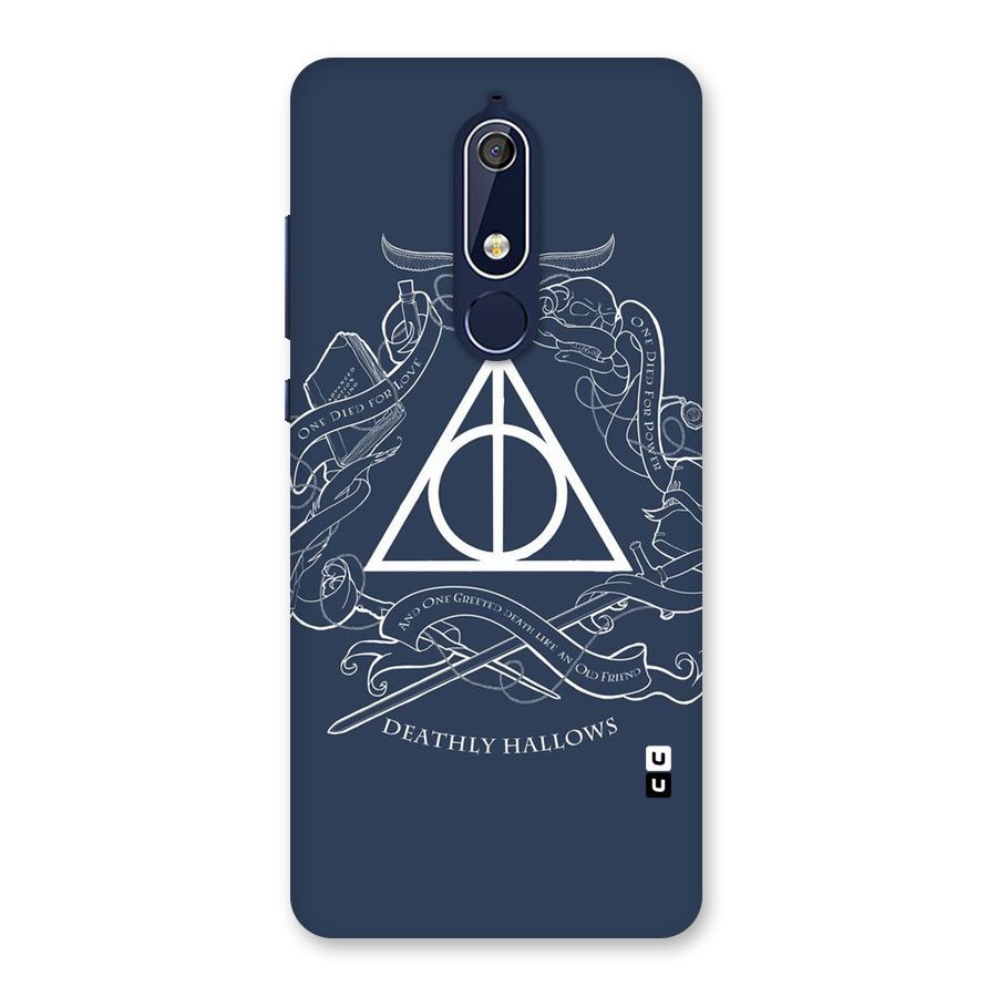 Triangle Blue Back Case for Nokia 5.1