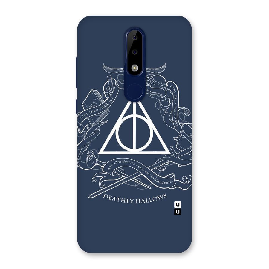 Triangle Blue Back Case for Nokia 5.1 Plus