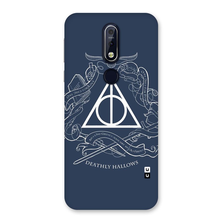 Triangle Blue Back Case for Nokia 7.1