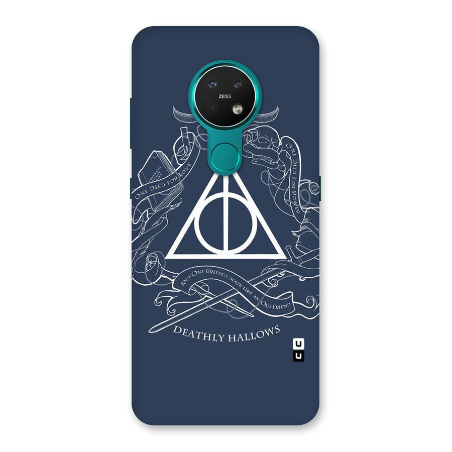 Triangle Blue Back Case for Nokia 7.2