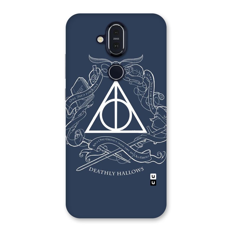 Triangle Blue Back Case for Nokia 8.1