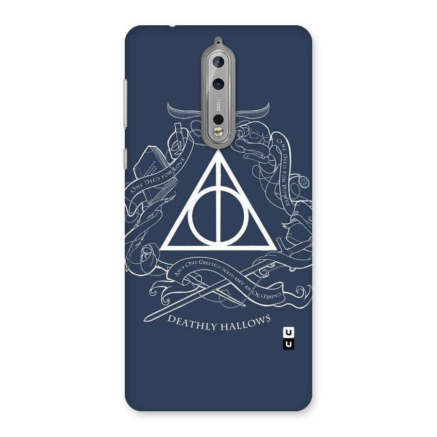 Triangle Blue Back Case for Nokia 8