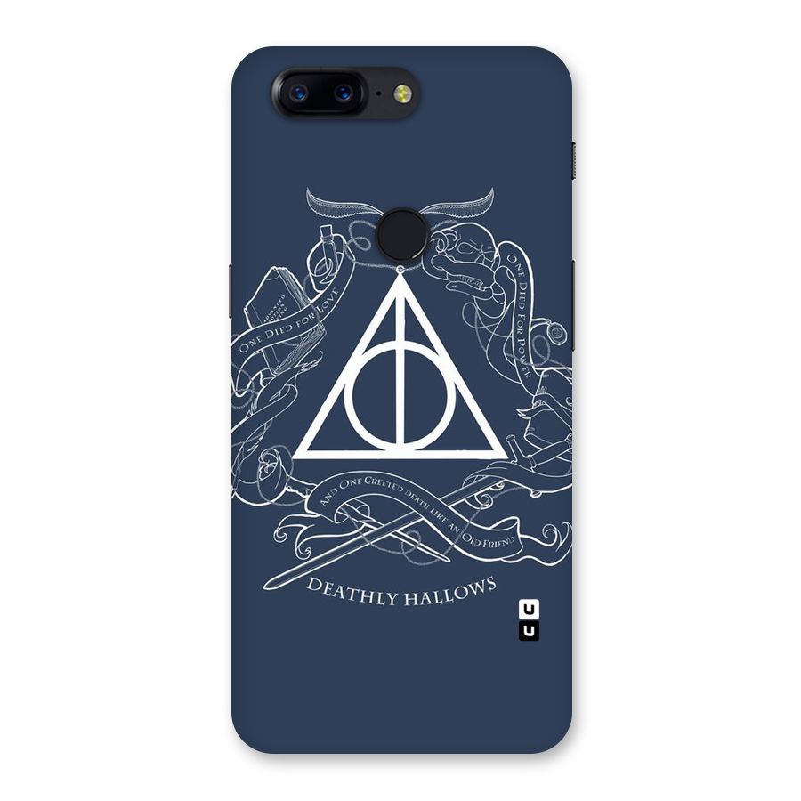 Triangle Blue Back Case for OnePlus 5T
