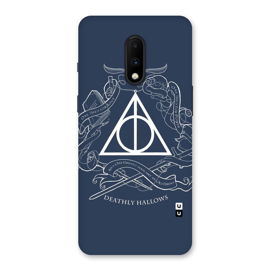 Triangle Blue Back Case for OnePlus 7