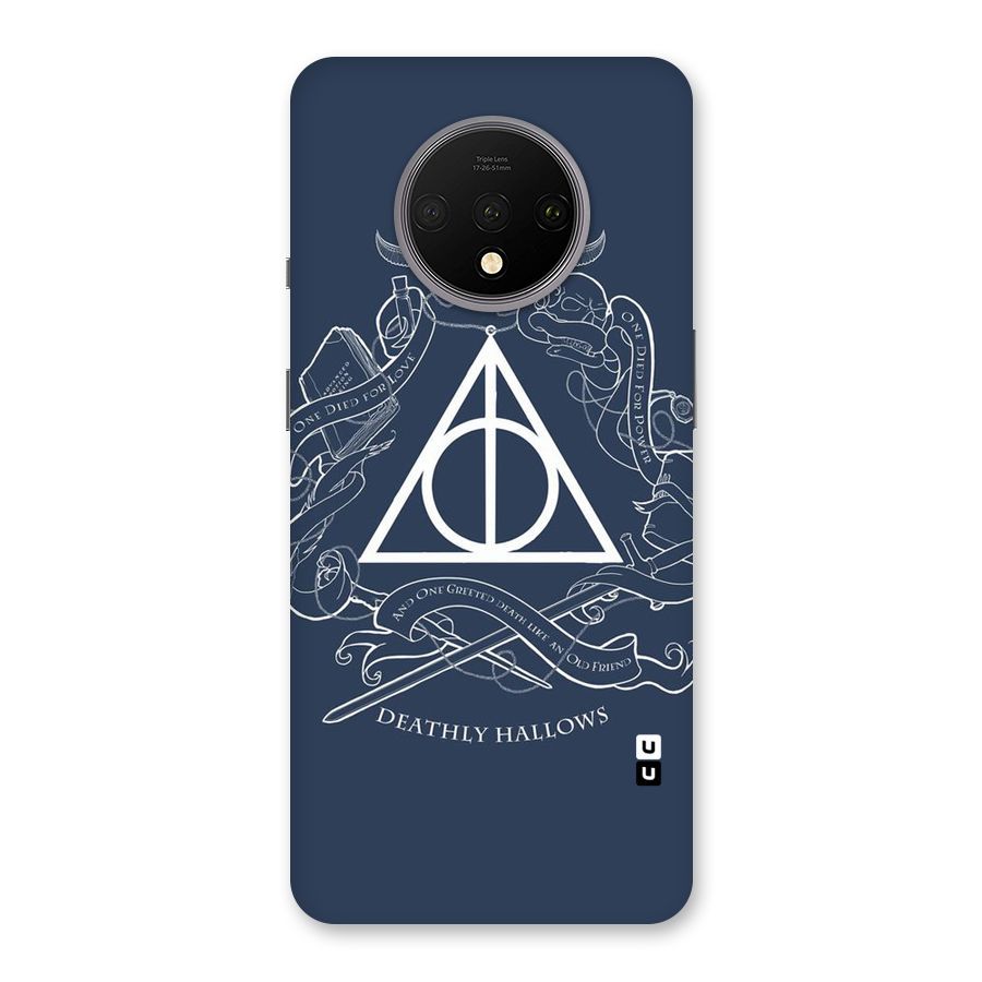 Triangle Blue Back Case for OnePlus 7T