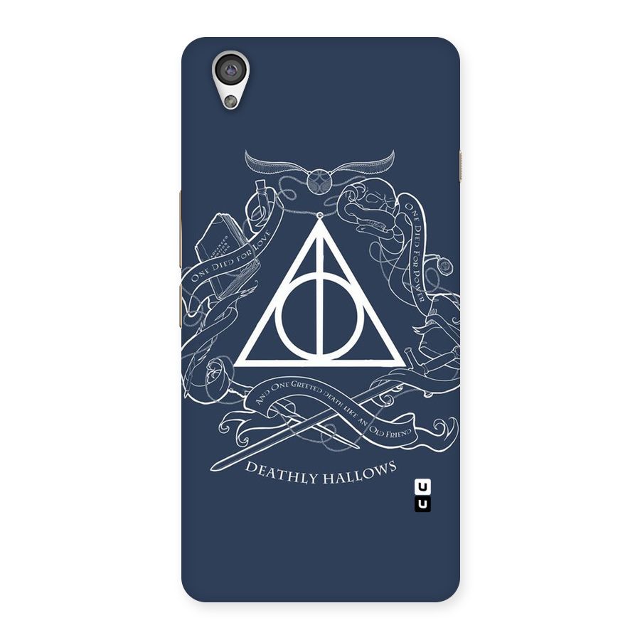 Triangle Blue Back Case for OnePlus X
