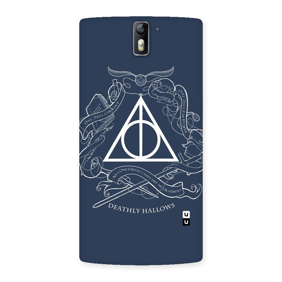 Triangle Blue Back Case for One Plus One