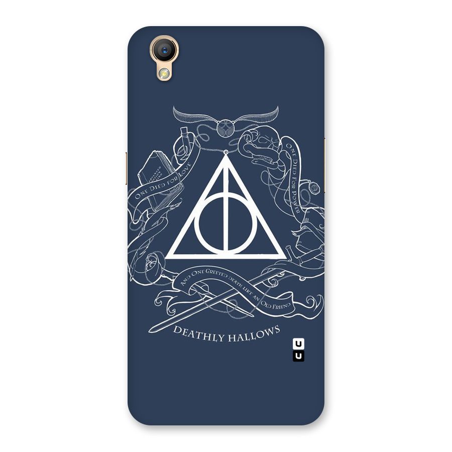 Triangle Blue Back Case for Oppo A37