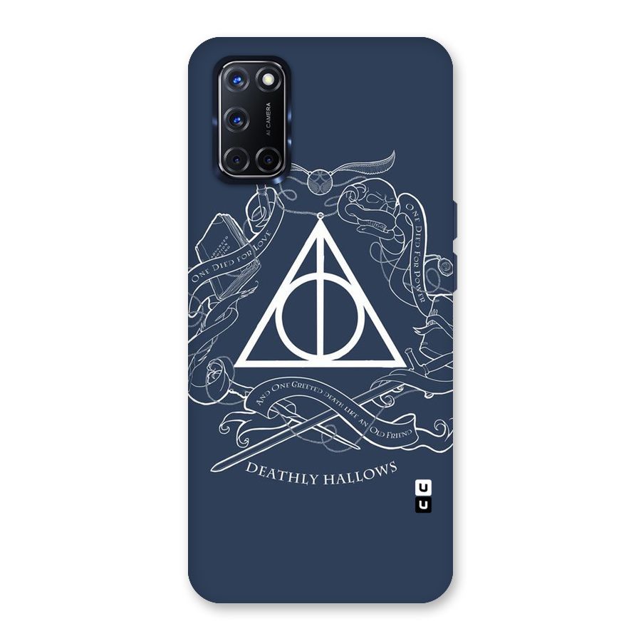 Triangle Blue Back Case for Oppo A52