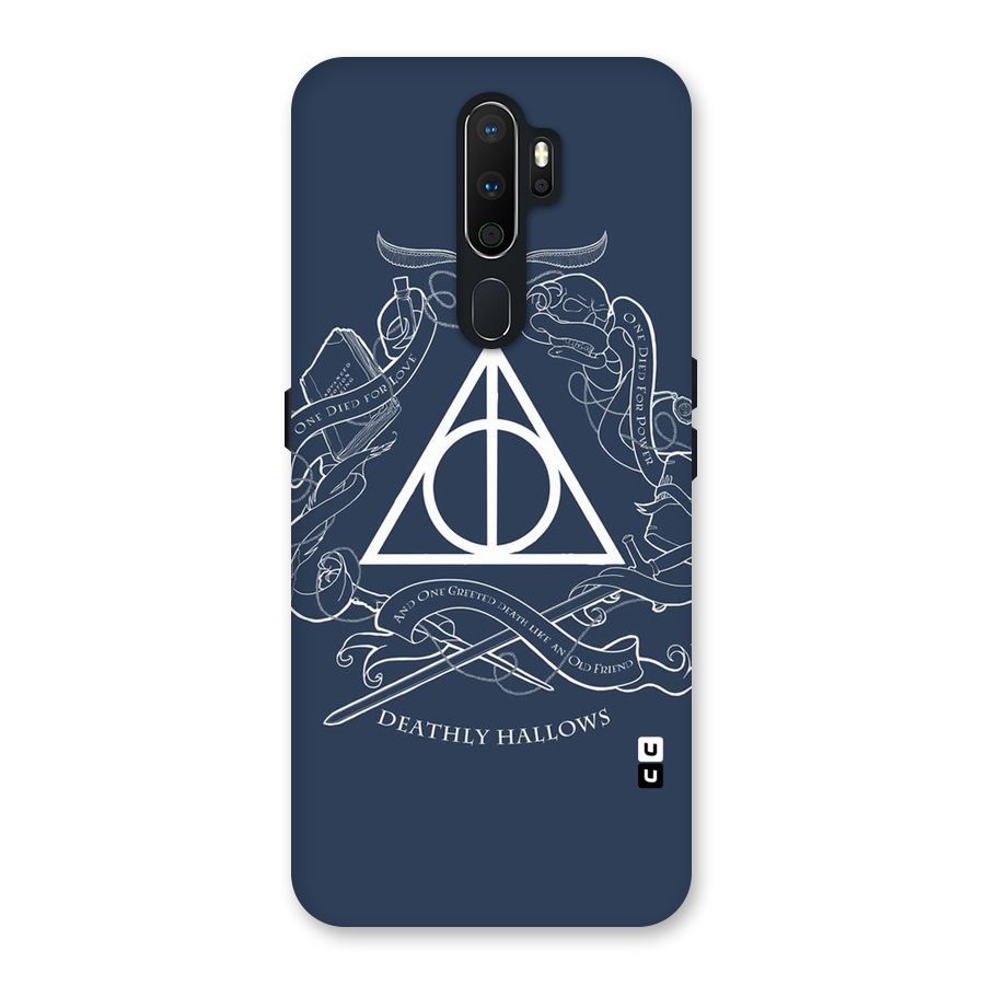 Triangle Blue Back Case for Oppo A5 (2020)