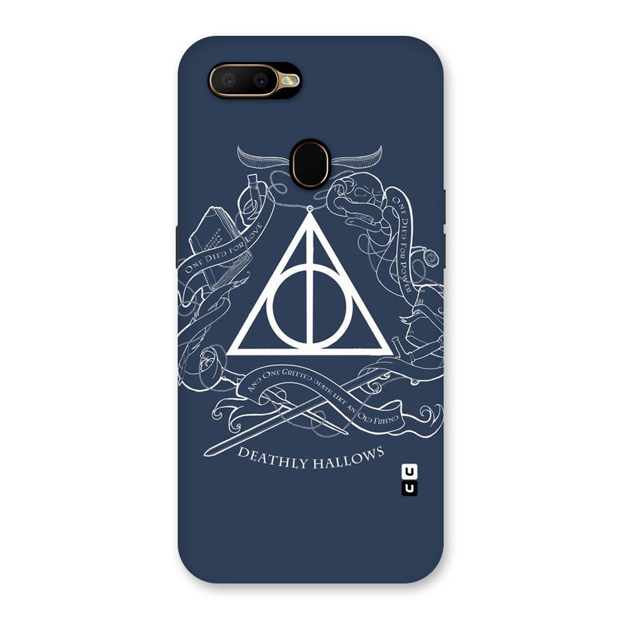 Triangle Blue Back Case for Oppo A5s