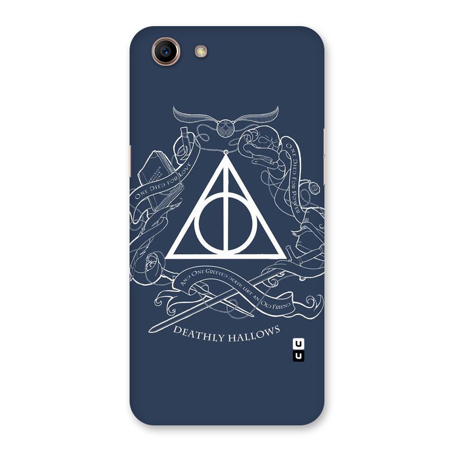 Triangle Blue Back Case for Oppo A83 (2018)