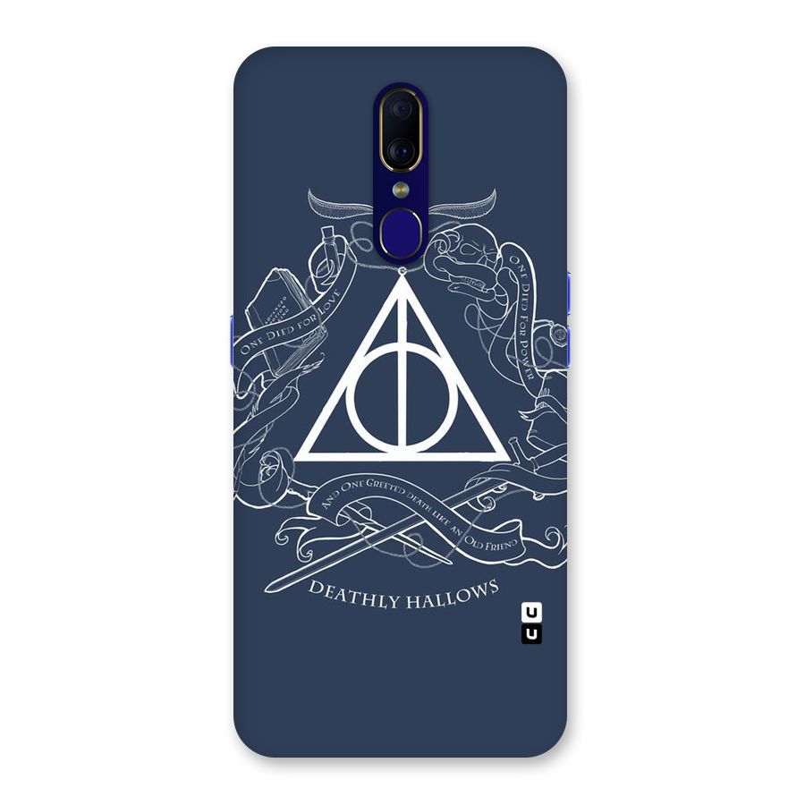 Triangle Blue Back Case for Oppo A9