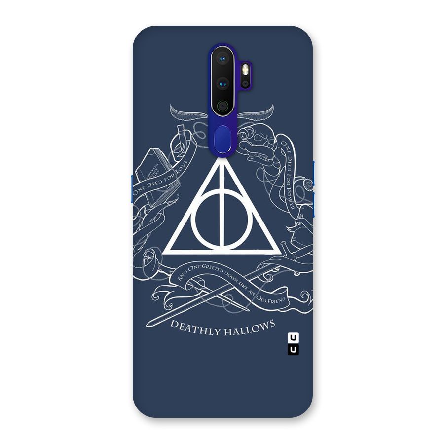 Triangle Blue Back Case for Oppo A9 (2020)