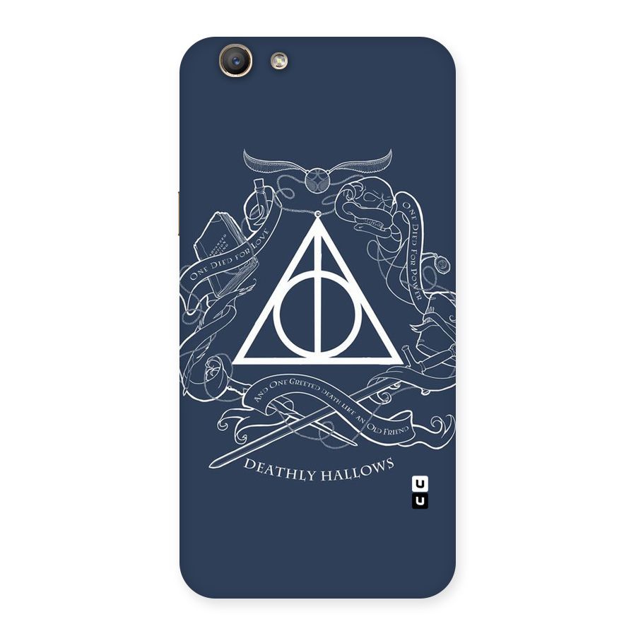 Triangle Blue Back Case for Oppo F1s