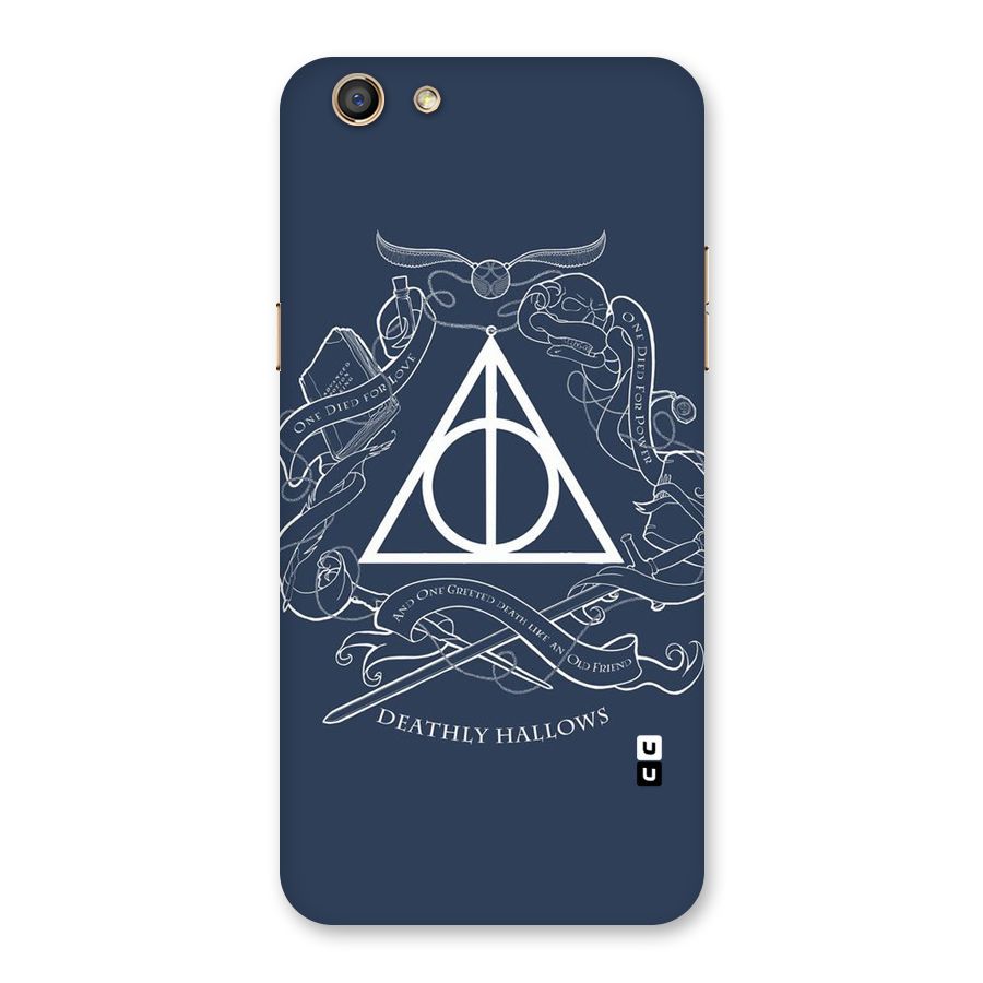 Triangle Blue Back Case for Oppo F3