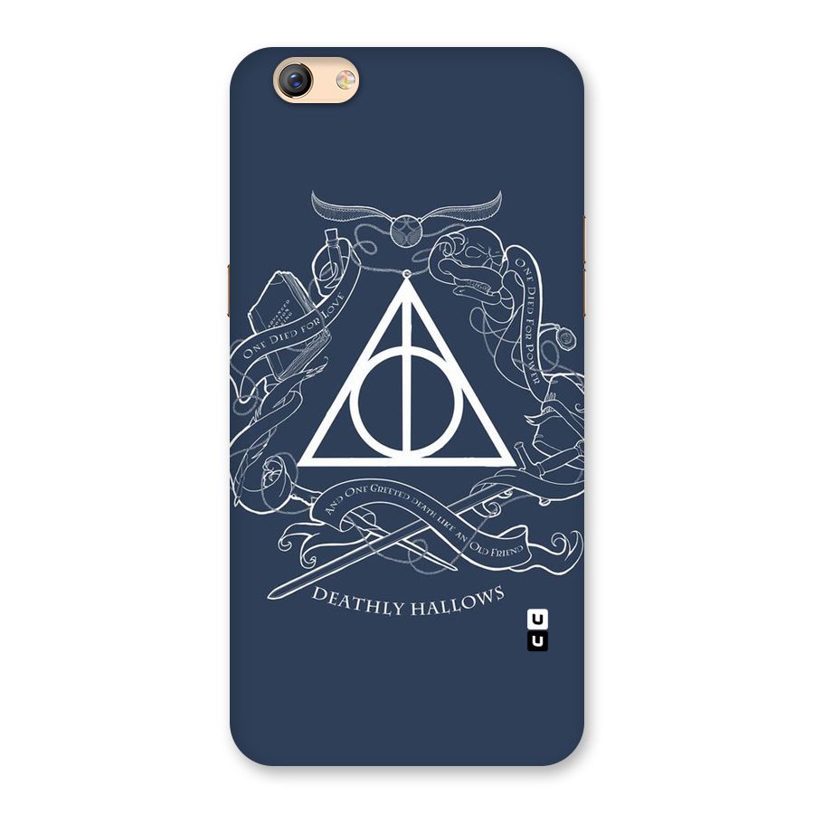 Triangle Blue Back Case for Oppo F3 Plus