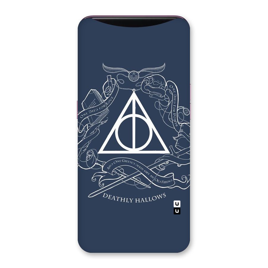 Triangle Blue Back Case for Oppo Find X