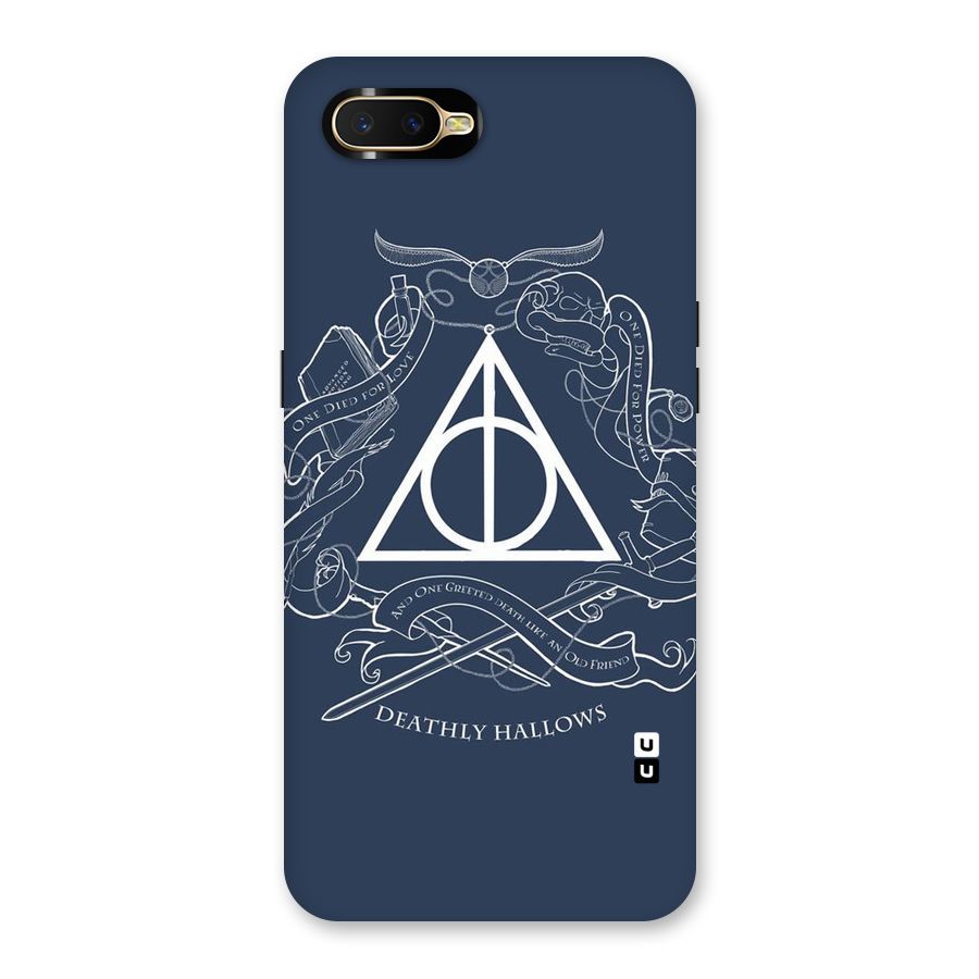 Triangle Blue Back Case for Oppo K1