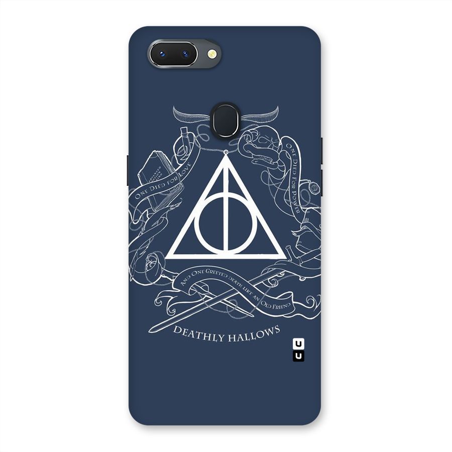 Triangle Blue Back Case for Oppo Realme 2