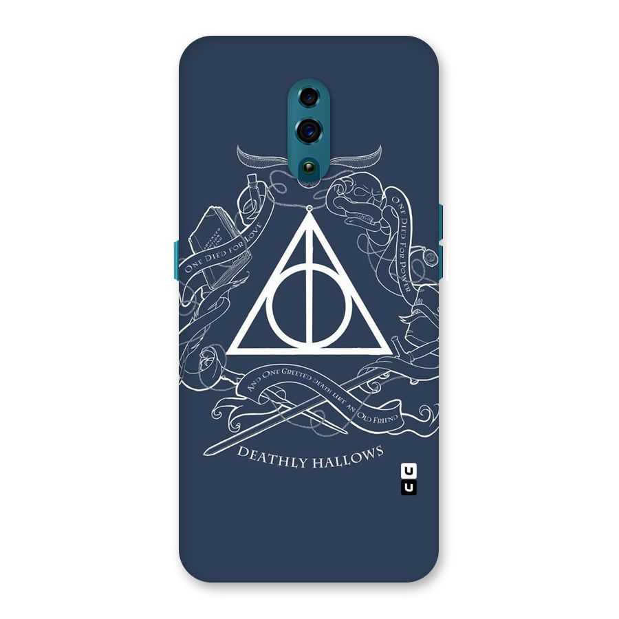 Triangle Blue Back Case for Oppo Reno