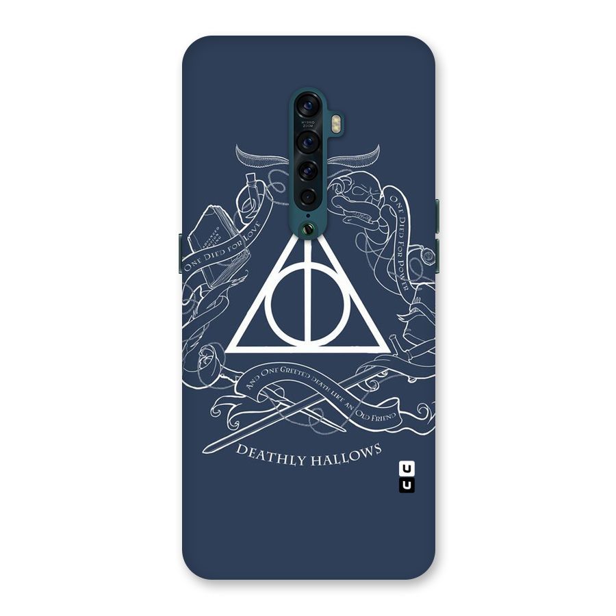 Triangle Blue Back Case for Oppo Reno2