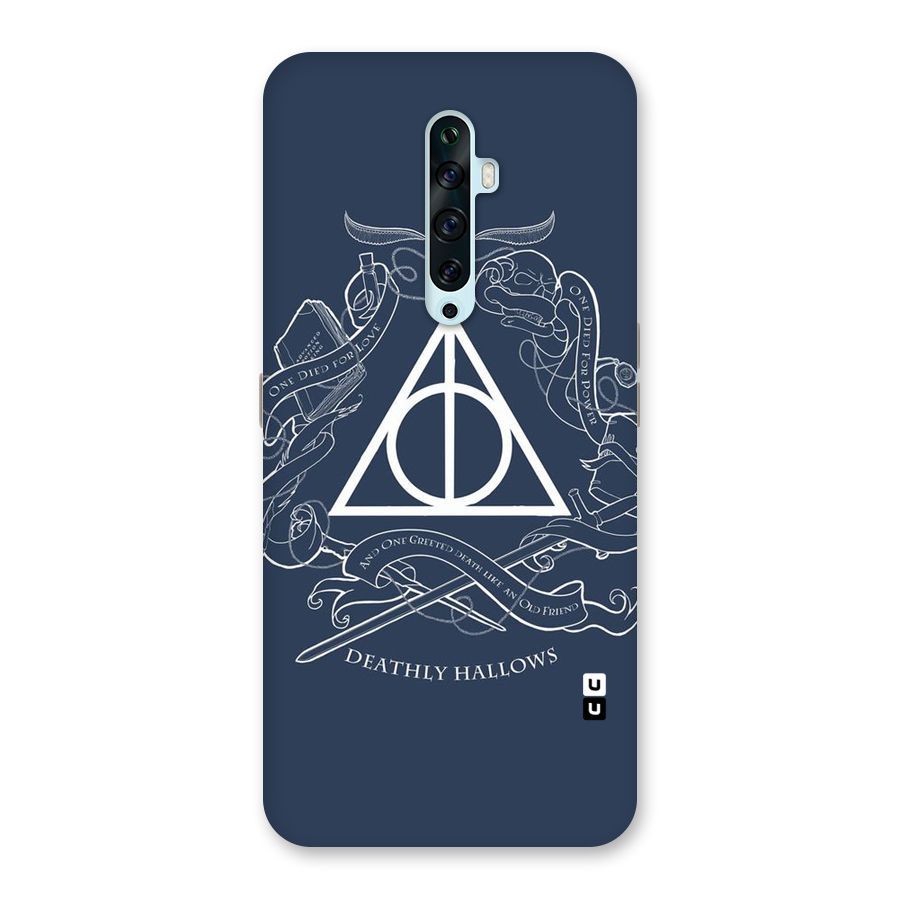 Triangle Blue Back Case for Oppo Reno2 Z