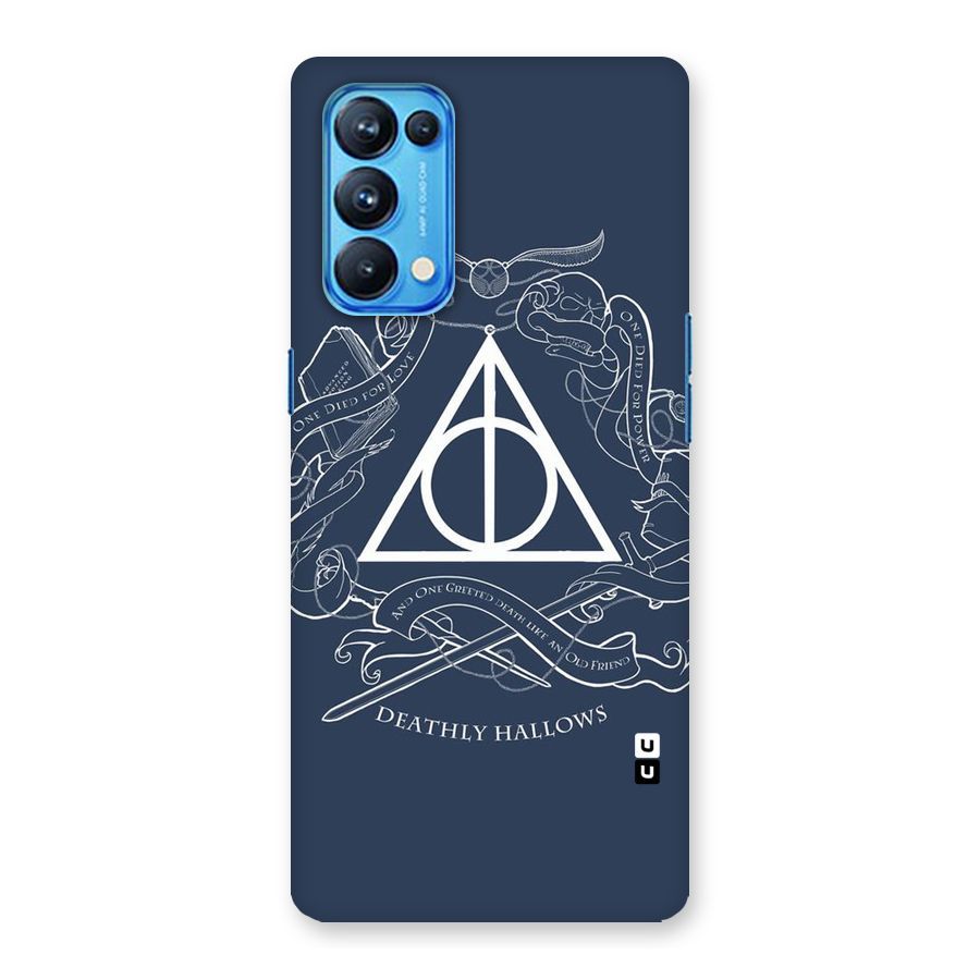 Triangle Blue Back Case for Oppo Reno5 Pro 5G