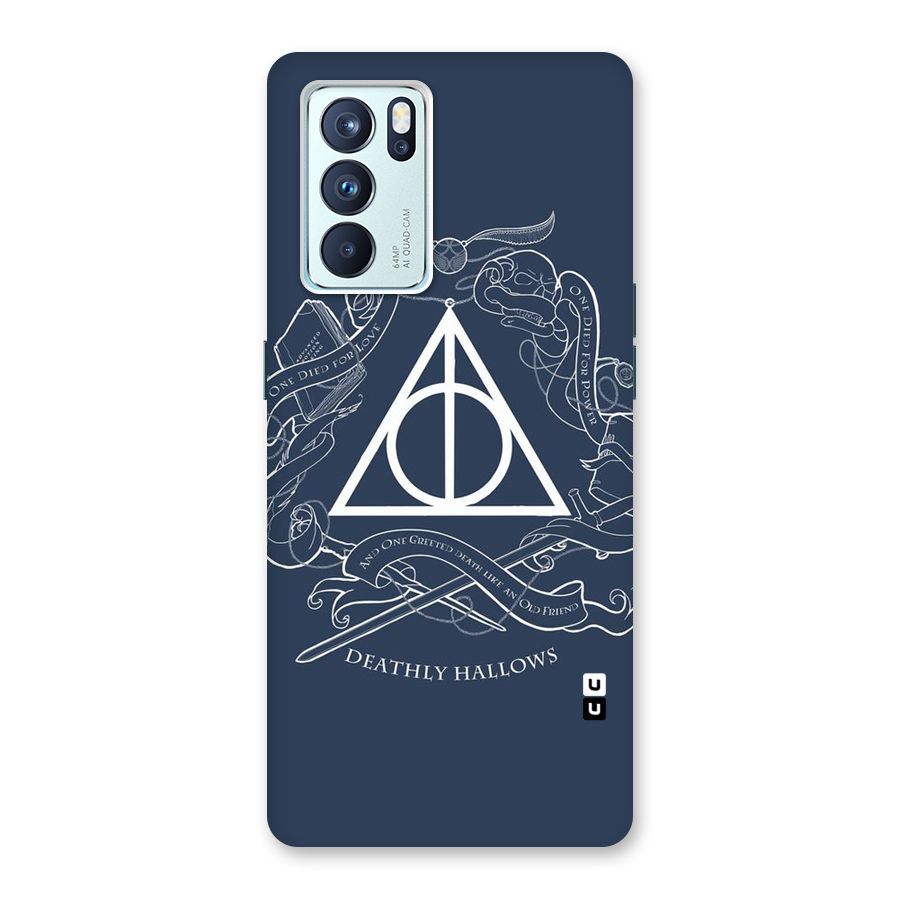 Triangle Blue Back Case for Oppo Reno6 Pro 5G
