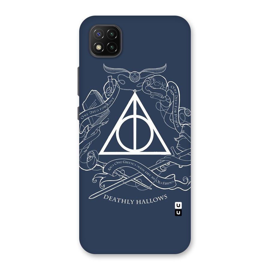 Triangle Blue Back Case for Poco C3