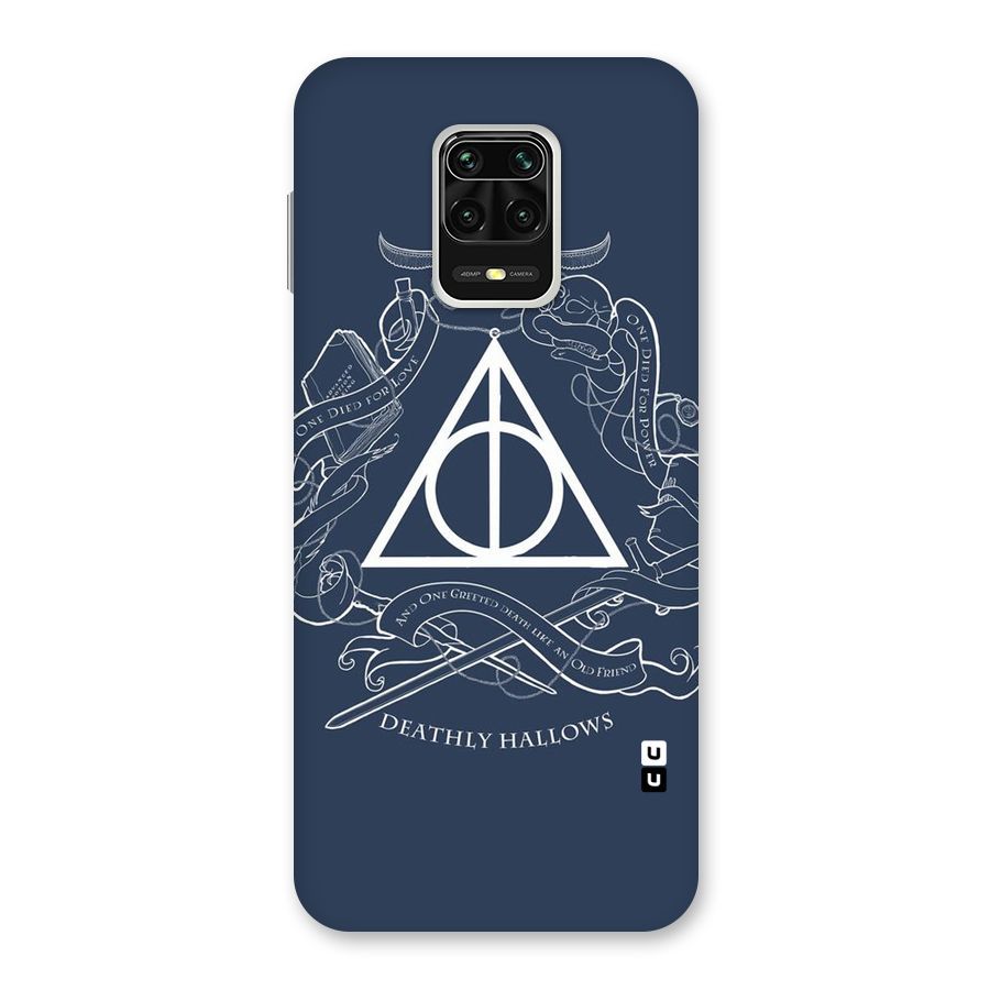 Triangle Blue Back Case for Poco M2 Pro