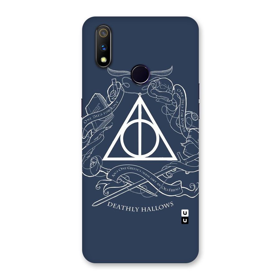 Triangle Blue Back Case for Realme 3 Pro