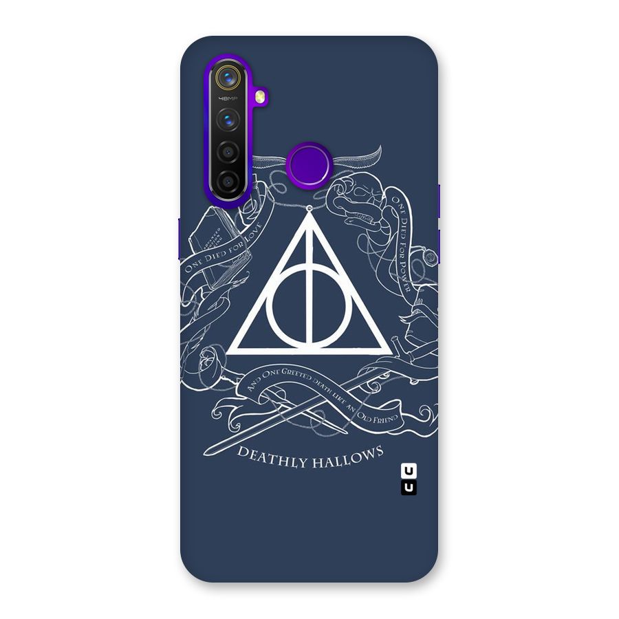 Triangle Blue Back Case for Realme 5 Pro