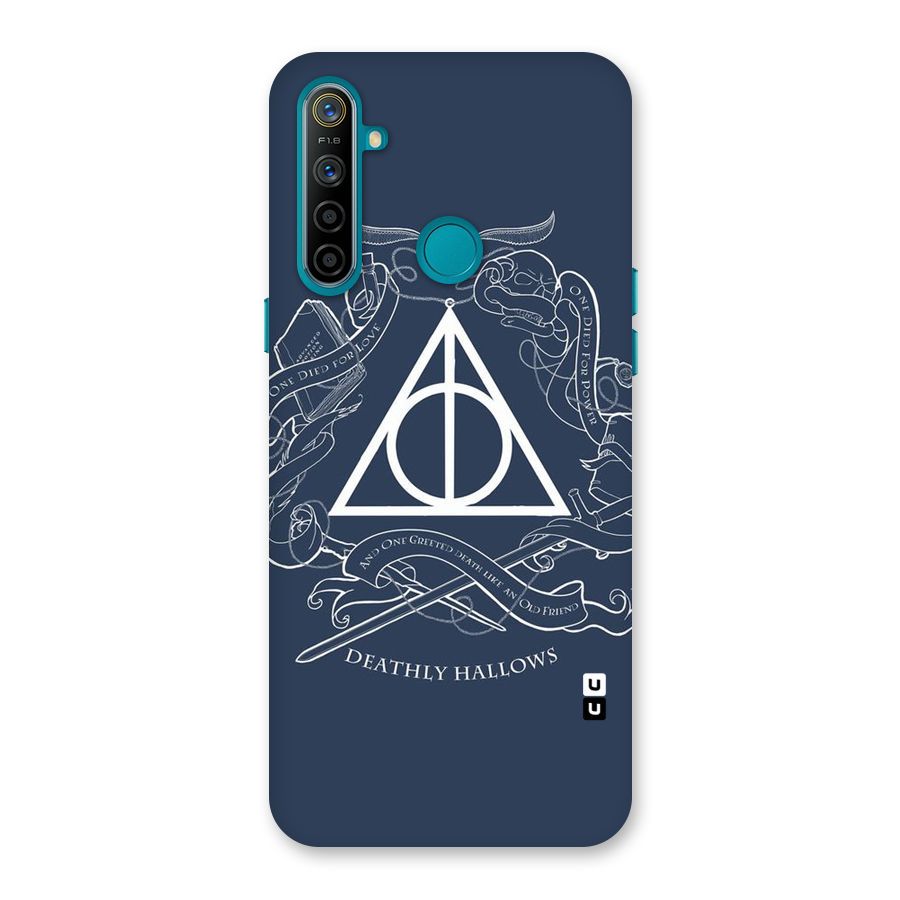 Triangle Blue Back Case for Realme 5i