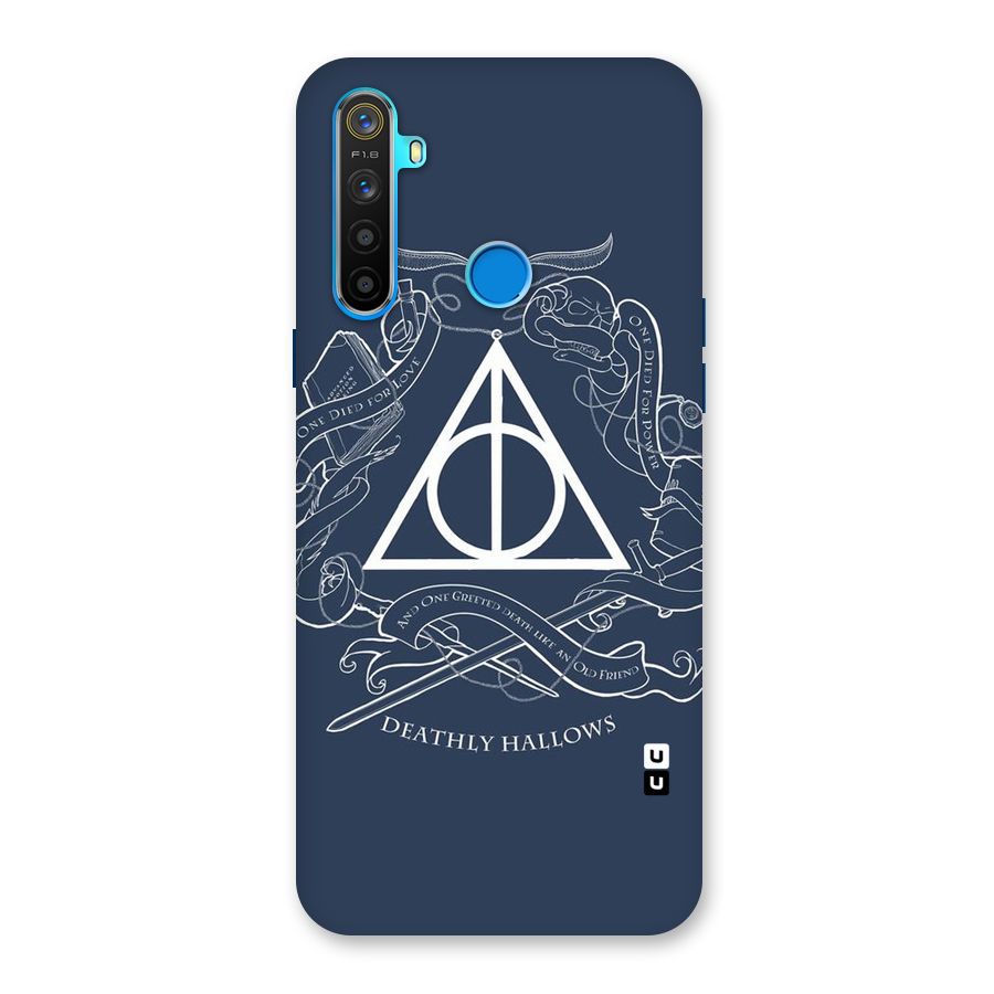 Triangle Blue Back Case for Realme 5s